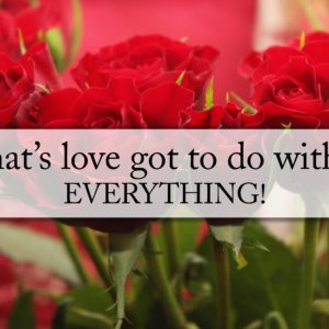 What's love got to do with it? EVERYTHING!